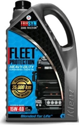 Klenz SAE 15W40 Fleet Engine Oil - Synthetic Blend  (5 L, Pack of 1)