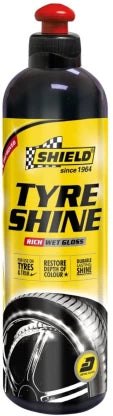 Shield Tyre Shine Liquid Wheel Tire Cleaner  (Pack of 1, 53 g)