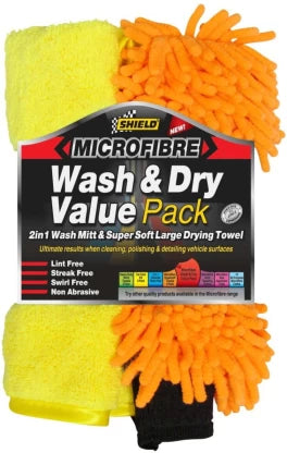 Shield SH390 Microfiber Vehicle Washing Cloth  (Pack Of 1)