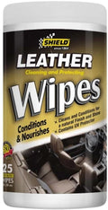 Shield Leather Cleaning & Protecting  (Pack of 1 x 25 Wipes per Pack)