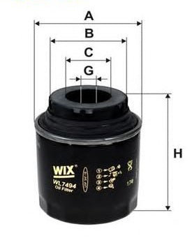 POLO/VIVO,6R-,CLPA/CDDA,2010- Oil Filter